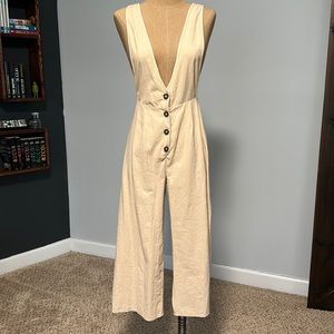Beige jumpsuit